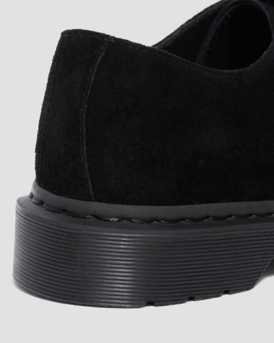 Tenis Dr Martens 1461 Black Suede Para Mujer DR0918N